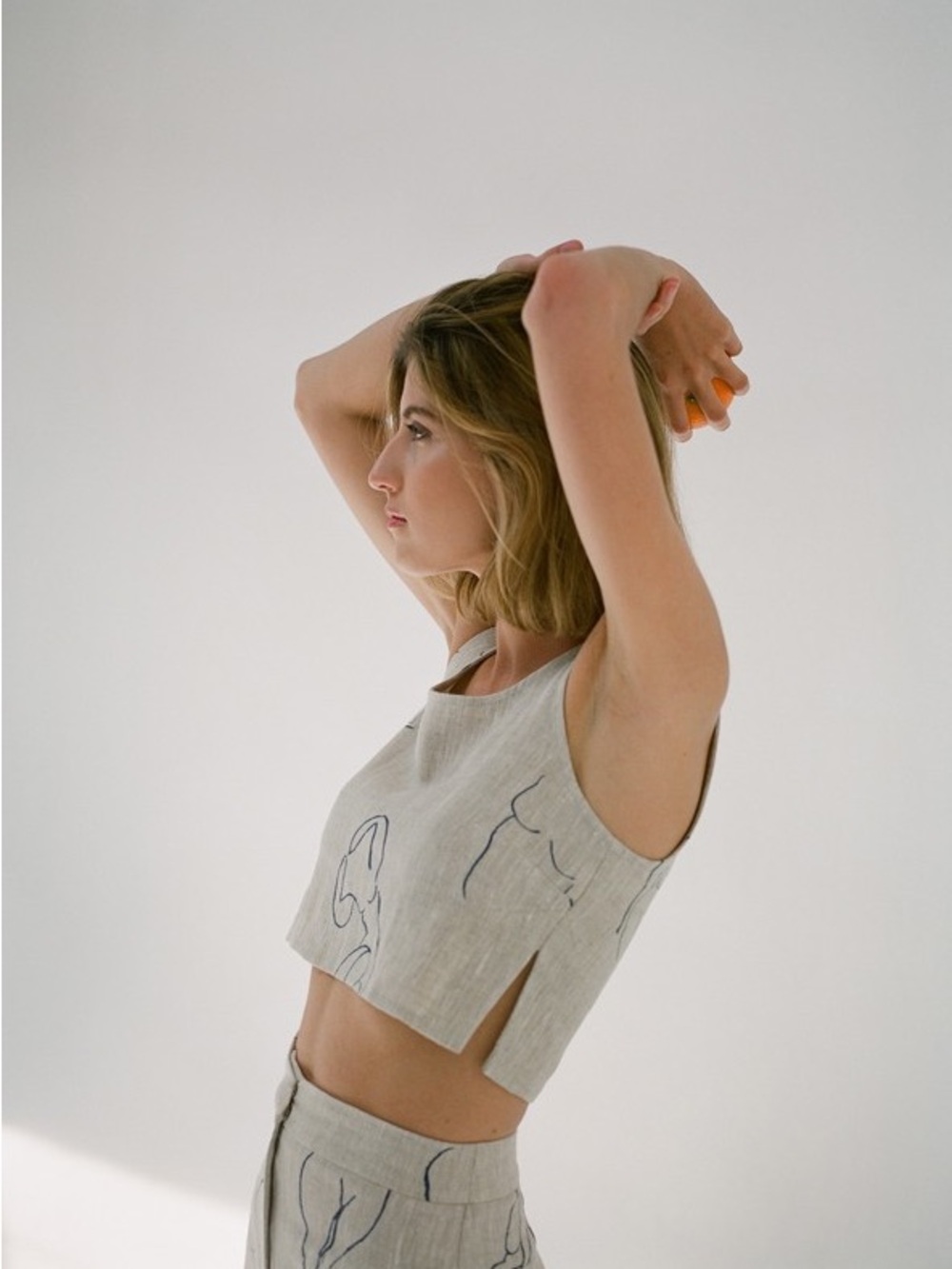 RARE NWT Paloma Wool Misuri Nude Figure Top